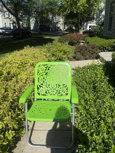 Vtg 1970 mcm lime green - vtg,