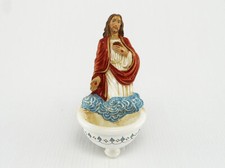Acquasantiera con Sacro Cuore