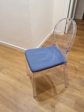 Cuscini per sedia Trasparenti tipo Isabelle "Teo"antiscivolo antimacchia set da2