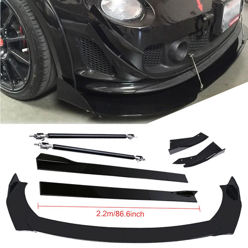 Front bumper lip spoiler - lip,