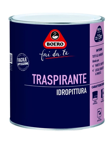 Idropittura traspirante boero - traspirante,