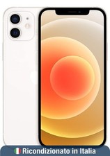Apple iPhone 12 -128GB-BIANCO-Batt 100%-COME NUOVO A+/A-Garanzia 1 Anno!