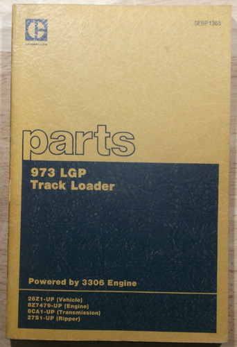 Cat caterpillar 973 lgp track - lgp,