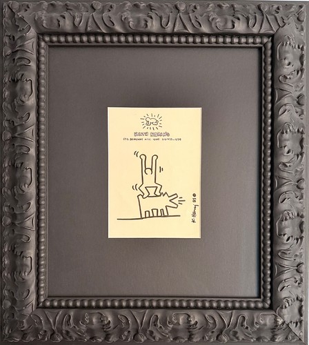 Keith haring 1985 drawing - 1985, on