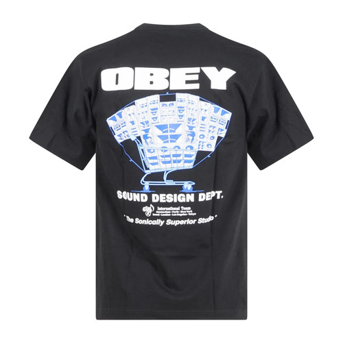 Obey shirt nera saund con - obey,