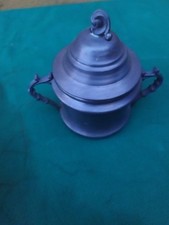 ANTIQUE PEWTER SUGAR BOWL