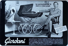 Pubblicità Advertising Italian Ritaglio 1967 Carrozzina Majorca GIORDANI Papà