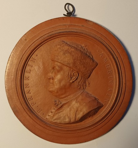 Médaille terre cuite - , de