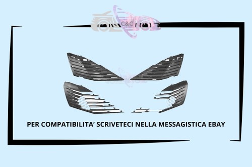 Kit griglie paraurti anteriore - griglie,
