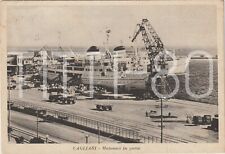 CAGLIARI - MOTONAVI IN PORTO - NAVE SARDEGNA 1959