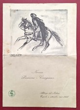 MENU - Tripoli - Ente Turistico LIBIA - Albergo del Mehari, 4 settembre 1940 WW