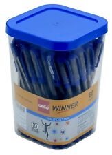 Set di penne a sfera assortite Cello Winner, confezione da 60 (50 blu, 7 neri...