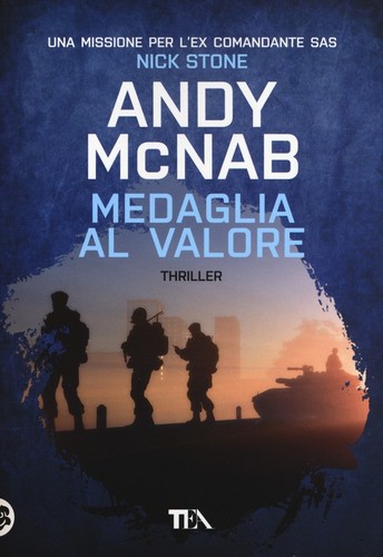 Libri andy mcnab - andy, medaglia