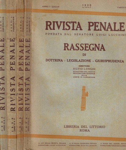 Rivista penale fasc - rivista,