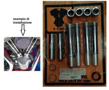 Cover copertura cromata aste Harley Davidson 1984-1998 Softail Dyna Touring 1340