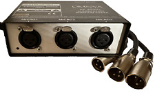 OMNYA D.I. Box phantom power per microfoni electret 3 canali 48 Volt 220 Volt