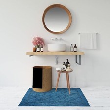 set tappeto da bagno art. tenero morbido e folto assorbente idrofilo 100% cotone