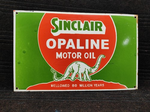Targa insegna metallo olio