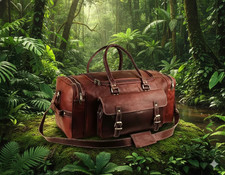 Borsa grande in pelle di capra