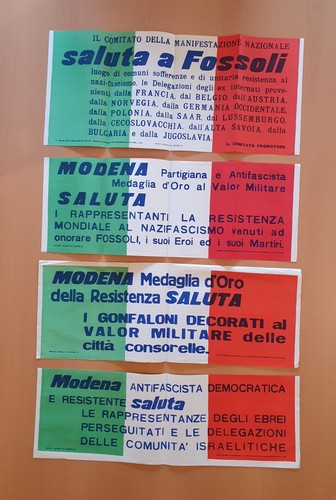 Modena 1955 manifesti - modena, fossoli