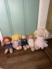 RARO pacchetto di 5 bambole vintage Cabbage, Patch Kid - patch cavolo da collezione