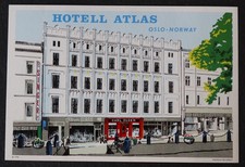 Vecchia etichetta HOTEL ATLAS