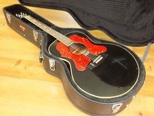 ** Epiphone J-180 ebano con pickup K&K * vintage / reliquia anni 80 **