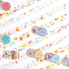Nastro Multicolore Divertente Washi Temi Festa Confezione Regalo Cancelleria Strumenti