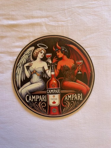 Insegna legno campari - legno,