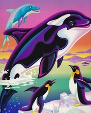 80's Rainbow Max Splash Orca