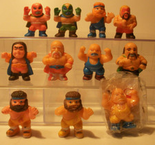 (1533) RAR!! Komplettsatz WRESTLING KÄMPFER + 6 VARIANTEN von SOMA 1986