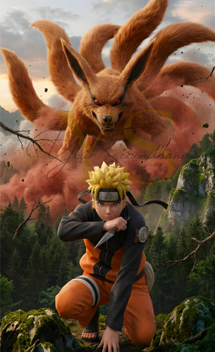 Naruto kurama poster - naruto, kurama-naruto