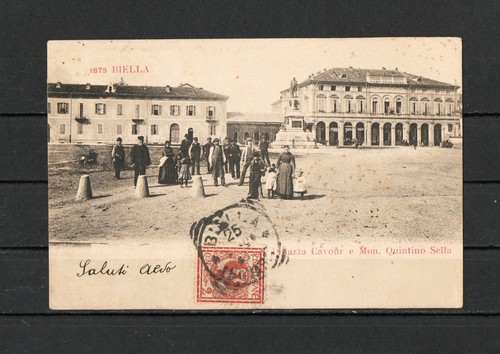 Cartolina piemonte biella - -,