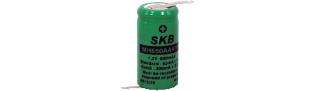 Batteria 3aa 650 mah - batteria, 1,2v