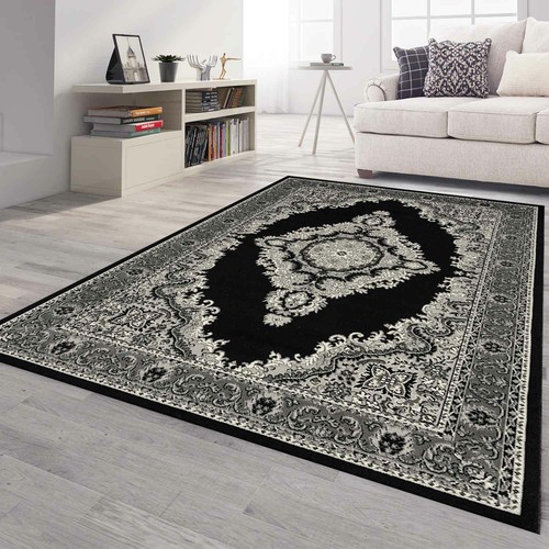 Tappeto orientale grigio nero - tappeto,