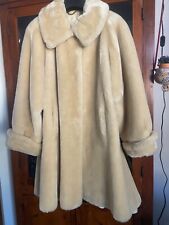 pelliccia ecologica beige tg