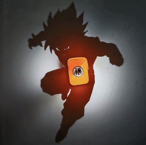 Dragonball lampada parete - z,