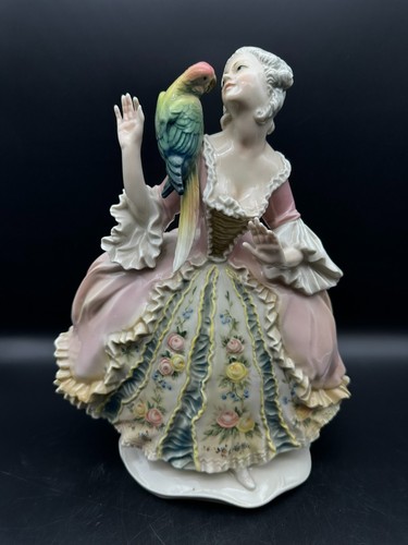 Statua porcellana ens donna - statua,