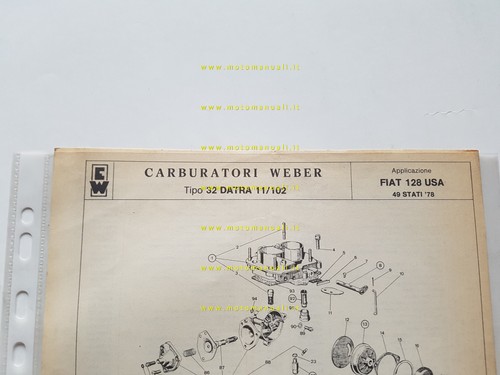 Weber carburatore datra - weber, 32