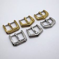 Fibbia acciaio inox per cinturino orologio 14/16/18mm