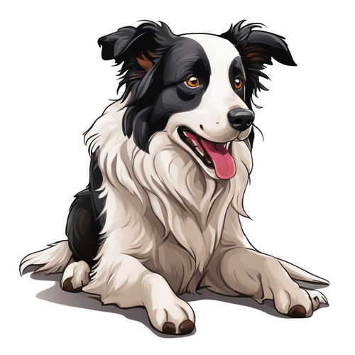 Adesivo xxl border collie auto - xxl,