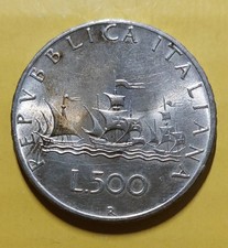 500 lire Caravelle1964 - Repubblica Italiana  - argento - fdc