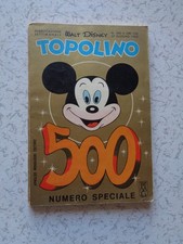 TOPOLINO n° 500 CON FARFALLA NO PUNTI STATO PIU' CHE OTTIMO PMD