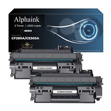 2 TONER CF280A 80A CE505A 05