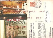 CARTOLINA PUBBLICITARIA FRIGORIFERO INDUSTRIALE FIAN TORINO CESCHELLI VIAGGIATA