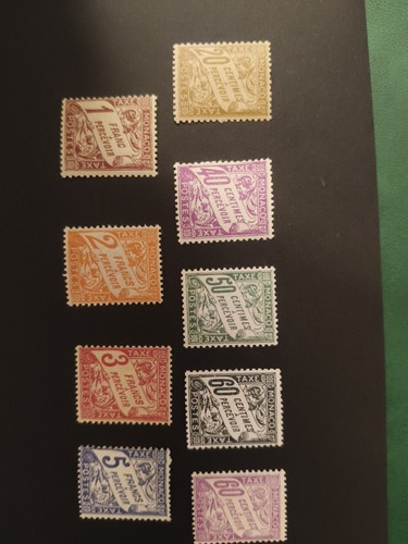 Monaco 1926 timbres - 1926-43, timbres-taxe