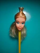 "MATTEL" Barbie "Ballerina", 1975, vintage, solo testa con corona.