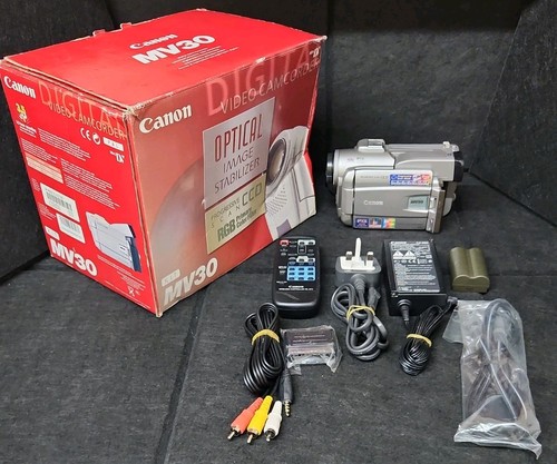 Videocamera canon mv30 minidv - videocamera,