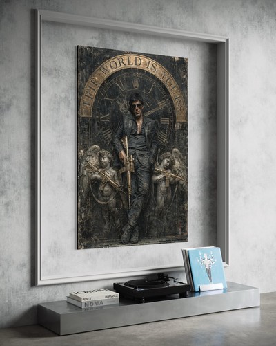 Quadro tela scarface al - su,