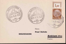 REGNO TEDESCO / OWS, Säckingen, 29.4.35 Michel 513